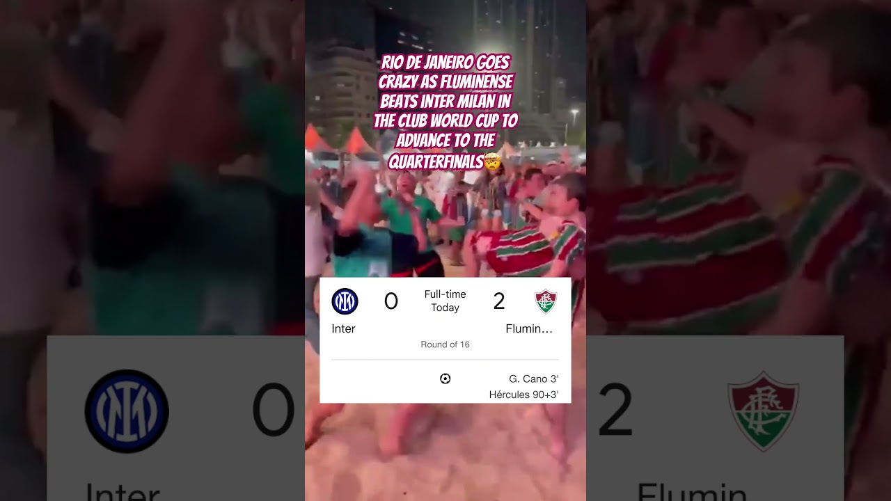 Fluminense beats Inter Milan to advance to the quarterfinals of the Club World Cup 