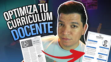 ¿Cómo pones la experiencia docente en un currículum?