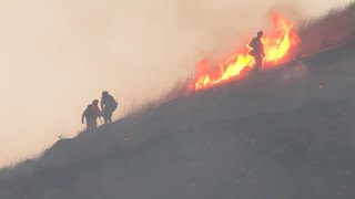 Fire breaks out off Johnson Avenue in San Luis Obispo