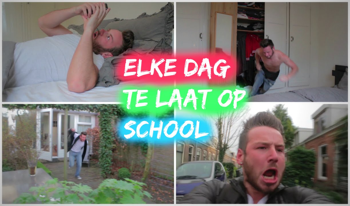 ELKE DAG TE LAAT OP SCHOOL l Lorenzo Jones - YouTube