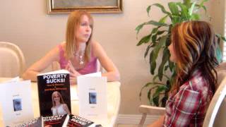 Celebrity Aimee Elizabeth, author of Poverty Sucks! promotes Nevada charity for homeless teens. Wealth