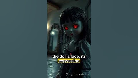 "The Haunted Doll with Glowing Eyes 👁️ | Scary Animated Story"