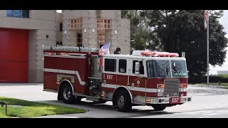 (Failure To Yield) OCFA Engine 57 (Reserve) Responding