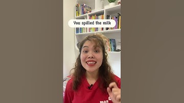 Ba mẹ học tiếng Anh giao tiếp cùng con - Con đổ sữa này #dayconsongngu #memia #learnonyoutube