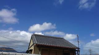 定点タイムラプス0825@静岡県焼津市15:00〜16:00☀︎北の空