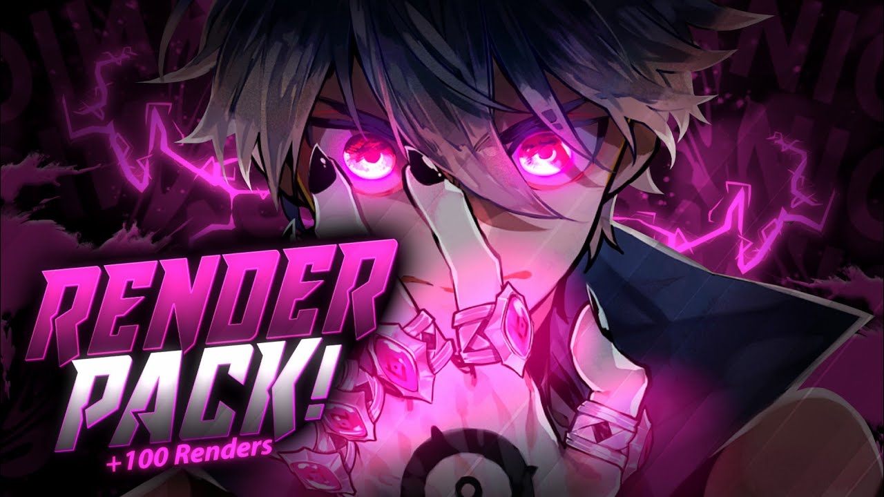 NEW PACK• Renders Anime Full HD / +100 Renders - Ps Touch Android 💜🔥 