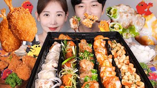 Показ куриного питания с мужем Chicken mukbang korean food