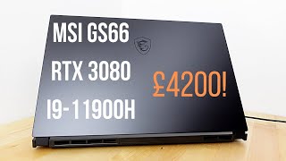 MSI GS66 RTX 3080 Gaming Laptop Unboxing!