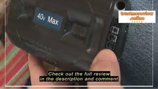 Review: 6.0Ah Replacement for Snow Joe 40V Battery IBAT40XR
