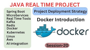 Java Real Time Project | Session 20 | Docker Introduction