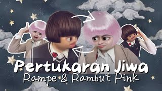 PERTUKARAN JIWA "RAMPE & RAMBUT PINK" (The Movie): Membuat Koci & Tabe Ngang-Ngong Terheran-heran 😂