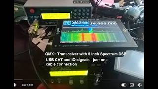 Spectrum DSP setup for QMX+ with IQ correction 