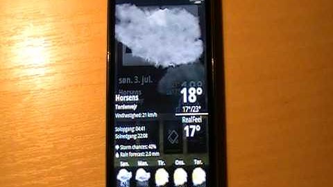 Beautiful Widgets Weather Animation - Thunderstorm