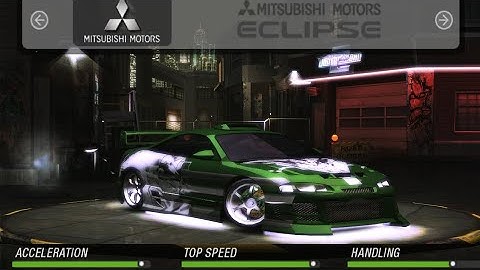 NFS Underground 2 - Mitsubishi Eclipse | Customization & Gameplay
