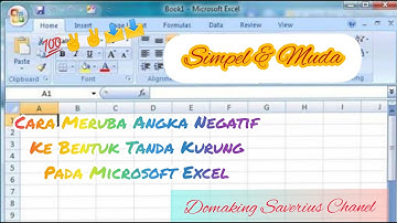 Cara Meruba Angka Negatif ke Bentuk Tanda Kurung Pada Microsoft Excel