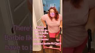 #disabilitypride #disabilitypridemonth #Barbie