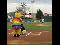 B and r throwing out the first pitch at fresno grizzlies game at chukchansi park