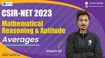 Mathematical Reasoning & Aptitude| Averages |IFAS