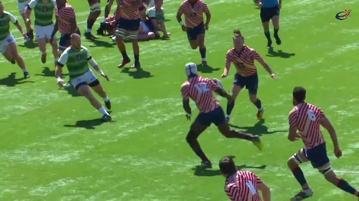 O.Zaccardo Splits Two Defenders Sets Next Ruck AME...