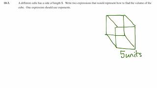 CPM Math 8 Problem 10-3