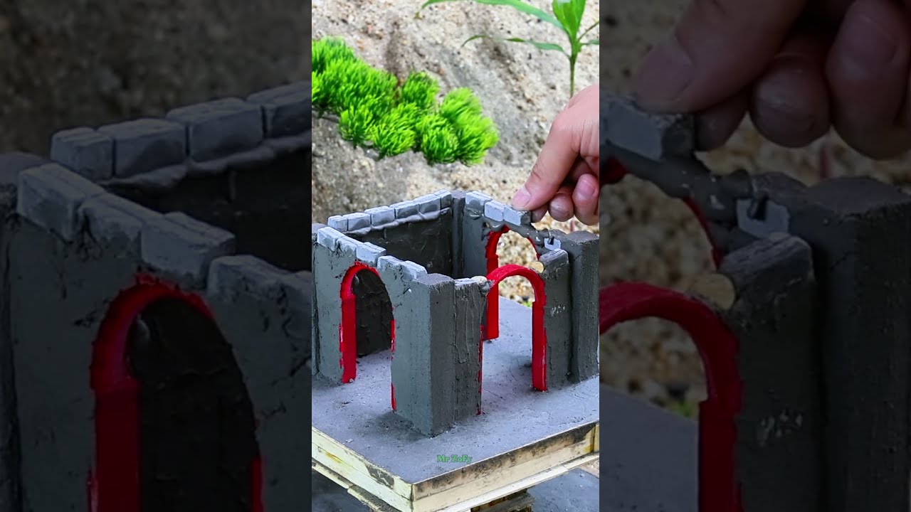 The Most Unique 2 Story House Built With Tiny Bricks Miniature Tinybricks Diy Vfuho Mrzofy