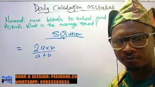 How to Calculate Average Speed | A Common Maths Mistake