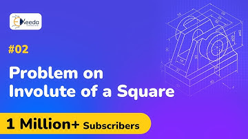 Problem 1 Based on Involute of a Square - Engineering Curves - Engineering Drawing