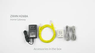Set Up Your Altima Telecom ZTE H268A Home Gateway