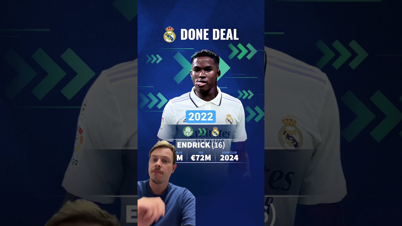 DONE DEAL! ✅ Real Madrid signed the next Brazilian wonderkid Endrick 🤯  #shorts #realmadrid #endrick