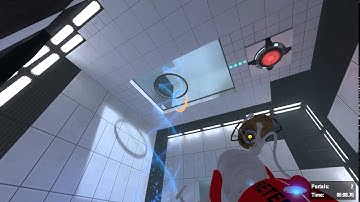 Portal 2 Speedrun of Funnel Intro in 17.60s (Rank 60)