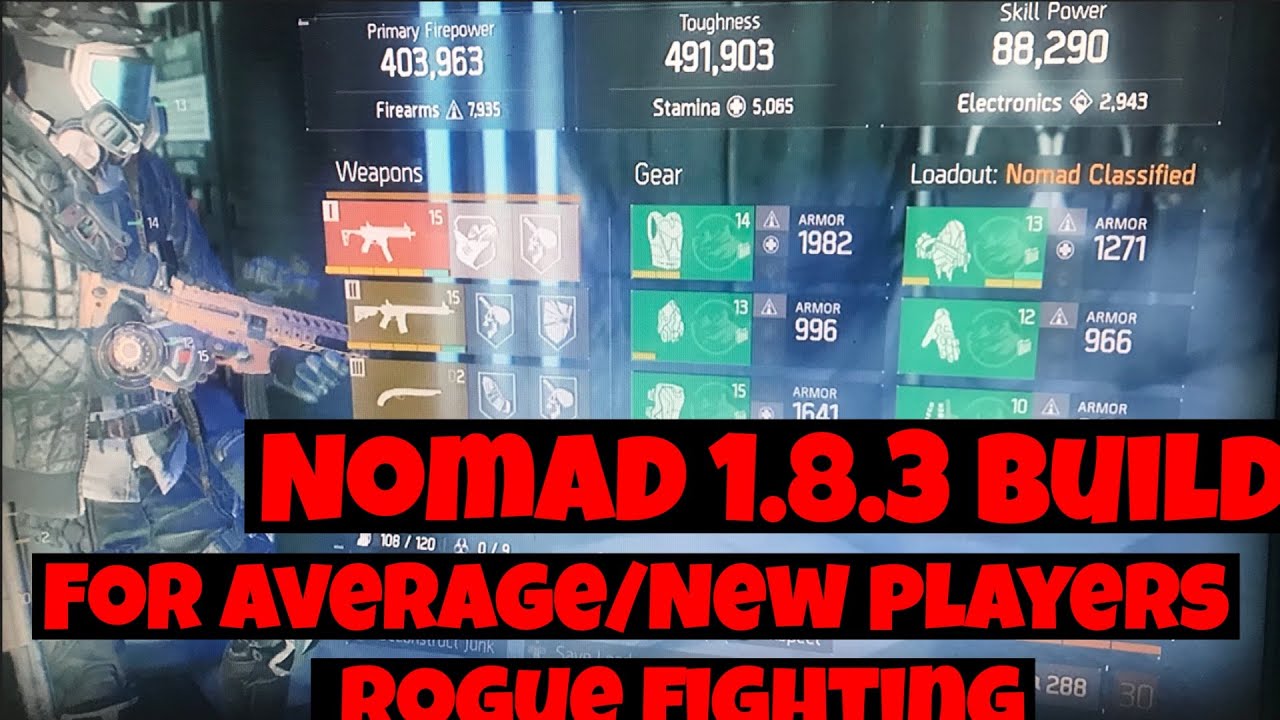 [TheDivision] - Build For Average Players For PVP - Nomad 1.8.3 - YouTube
