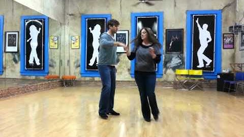 Cha cha. 2012.11.15. Swivels. Hand to hand.