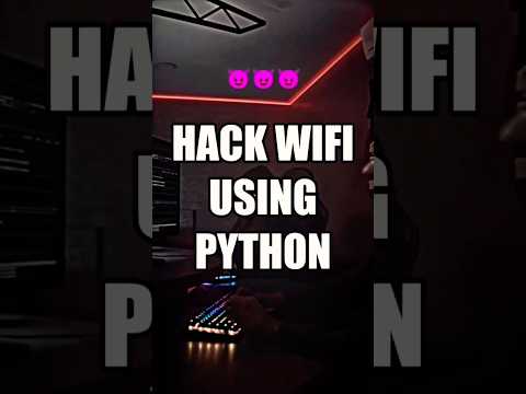 Hack WIFI USING PYTHON #viralshorts#codinglife#hacker#programminglanguage
