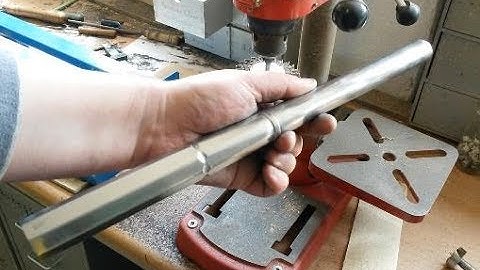 Wheellock pistol build 1650 pt. 3 making the barrel oktagon to round with wedding band