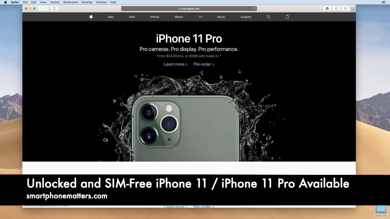 Unlocked and SIM-Free iPhone 11, 11 Pro, & 11 Pro Max Available