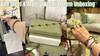 Van Cleef & Arpels Malachite Bracelet Wishlist Item Unboxing *Pre-Price Increase | ℳ.ℳ ♛