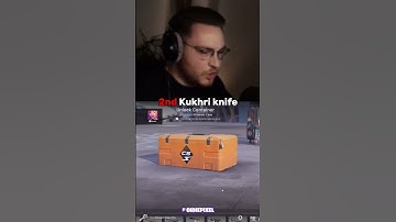Ohne unboxes 2nd Kukri knife 🤯 #ohnepixel #csgo #ohnepixelfunny #cs2 #twitch #cs2update #kekw1602