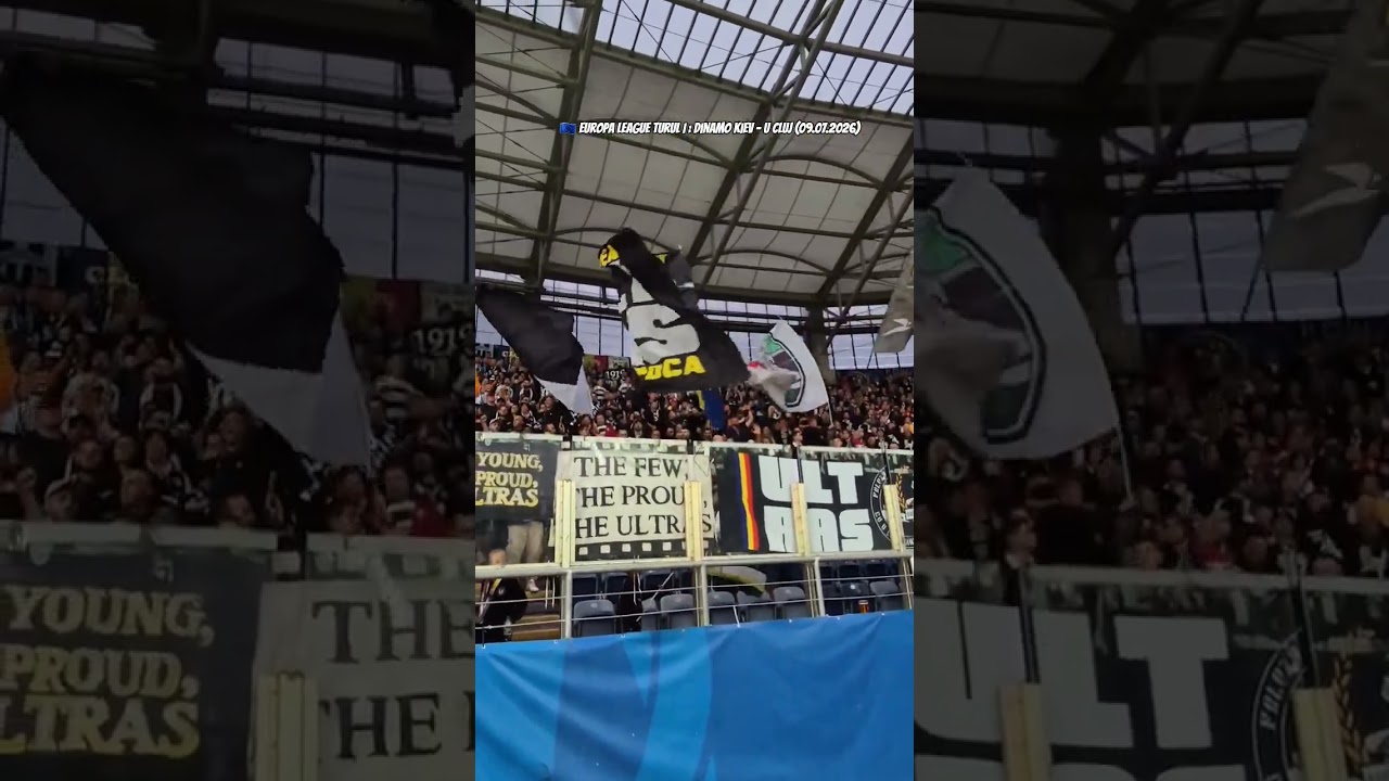 🇷🇴 Suporterii Universității Cluj la Lublin | Dinamo Kiev - U CLUJ 0-0 | 09.07.2026