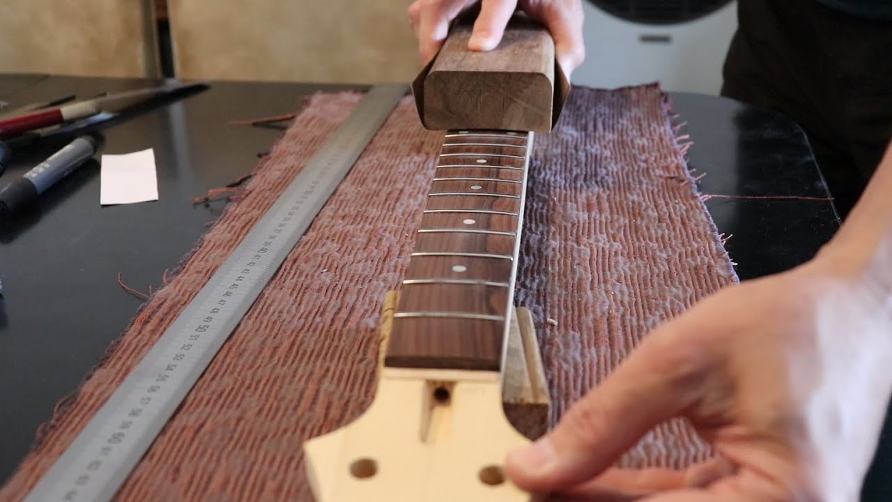 Construcción Guitarra Eléctrica - Parte 2 - Mango y diapasón