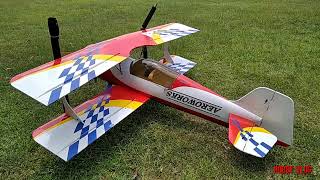 Aerowork biplane rc plane gasoline engine  50cc