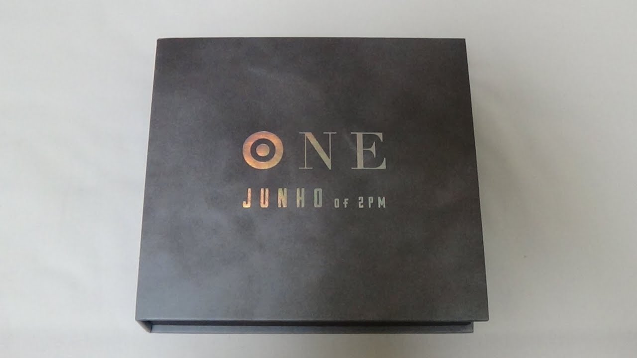 Unboxing JUNHO 준호 (2PM) Best Of Album ONE - YouTube