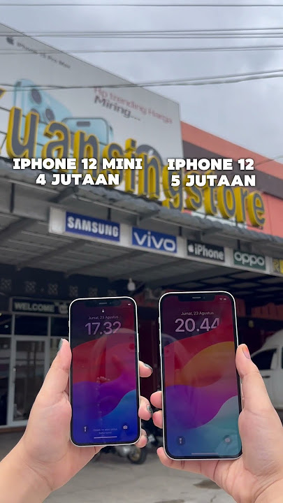 Iphone 12 vs iphone 12 mini