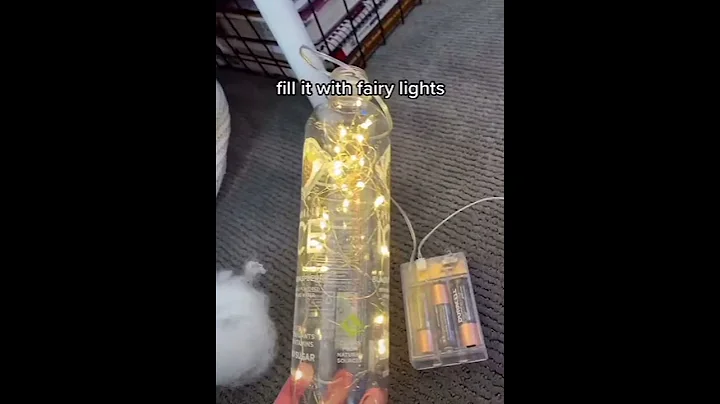 How to make light up cloud for aesthetic room☁️✨#aesthetic#diy#roomdecor#hacks#shorts