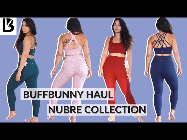 BUFFBUNNY NUBRE TRY ON HAUL ft. leggings, sports bra, crop top