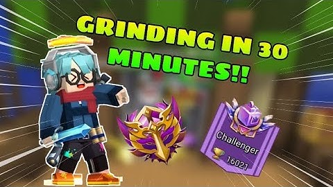 Grinding Ranked Bed Wars in 30 minutes!!!(Blockman Go: BlockyMods)