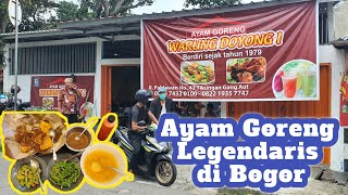 42 Tahun Ayam Goreng Legend yang ada di Bogor hanya Warung doyong 1 yang Asli nya. 