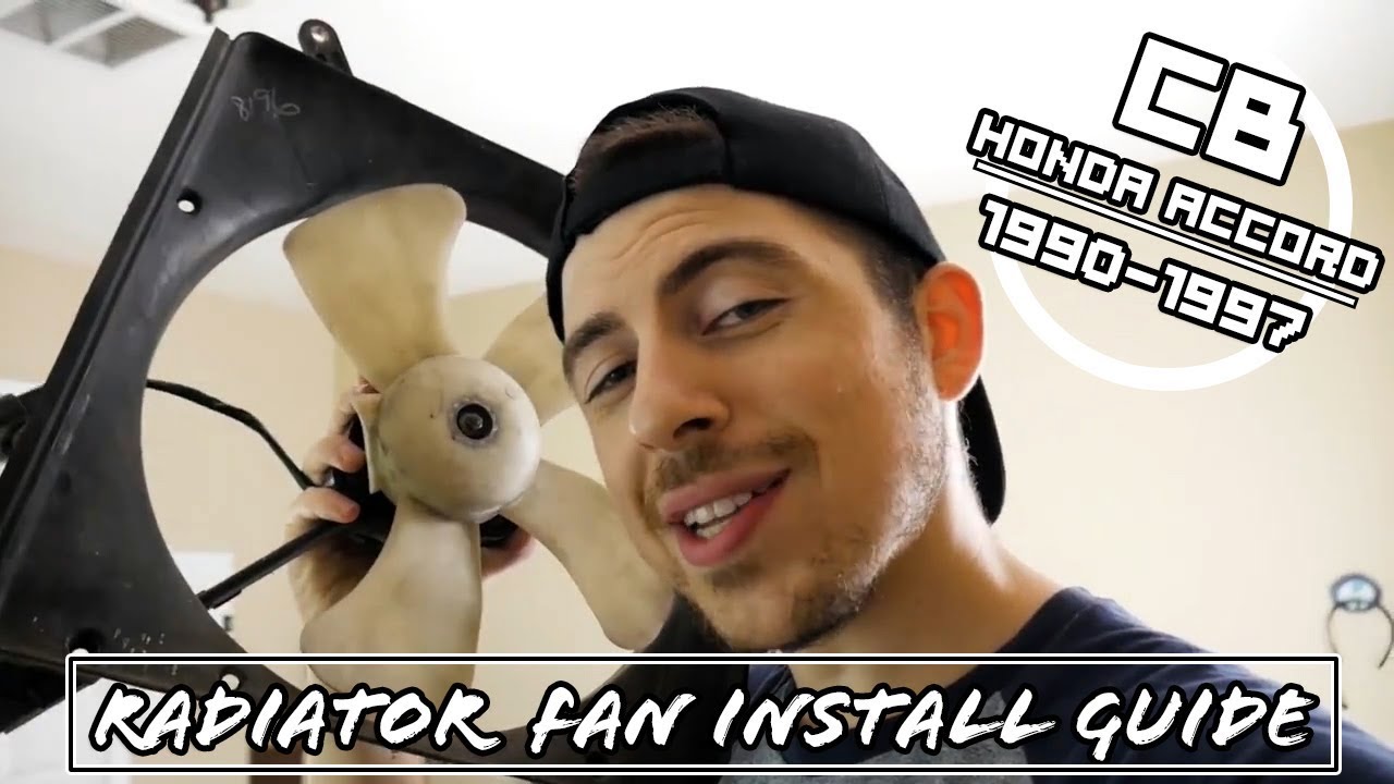Radiator Fan install [1990-1997 Honda Accord // CB] - YouTube