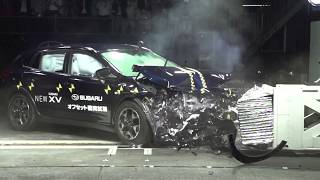 スバル XV 新型 オフセット衝突試験