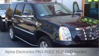 Alpine Pkg-Rse2 Dvd Monitor 2012 Cadillac Escalade Rear Seat Entertainment