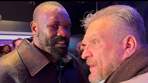 “HOW THE F*** DID YOU DO IT DEREK?” Chisora & Spencer Brown BACKSTAGE POST FIGHT